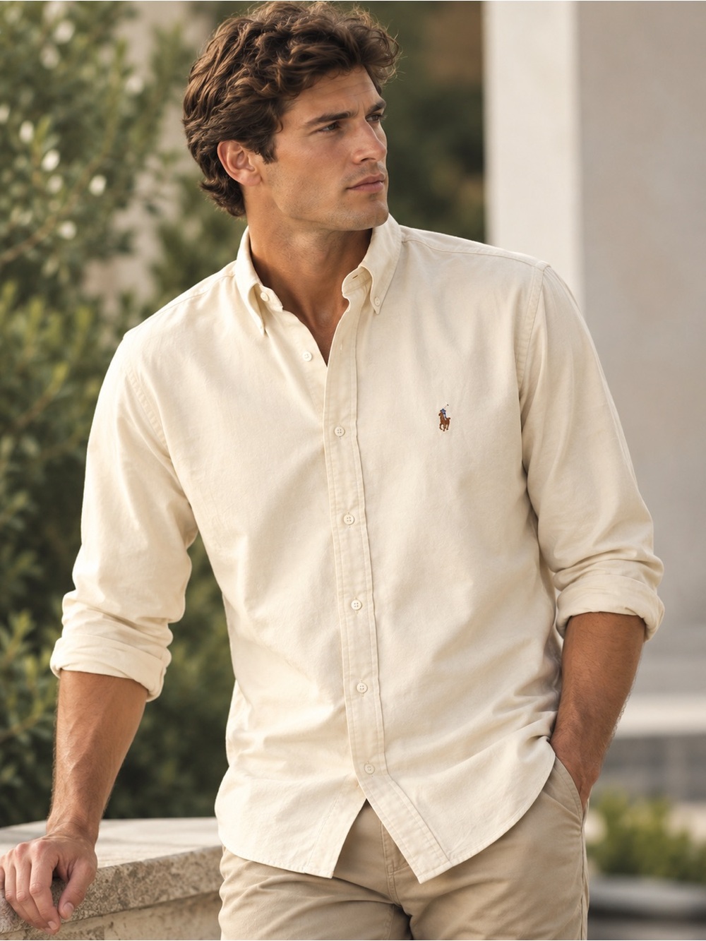 Ralph Lauren Men’s Yellow Oxford Shirt